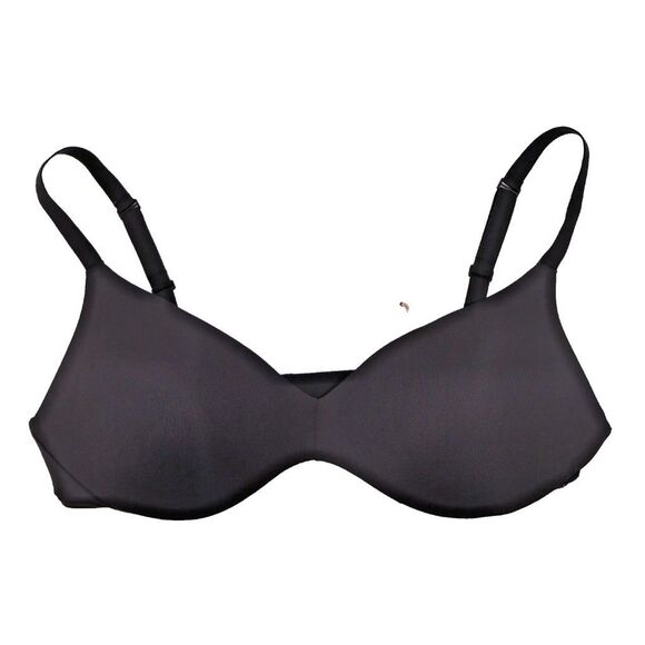 SKIMS Wireless Form Push Up Plunge Bra Color Onyx, Size 36DD - Picture 1 of 4